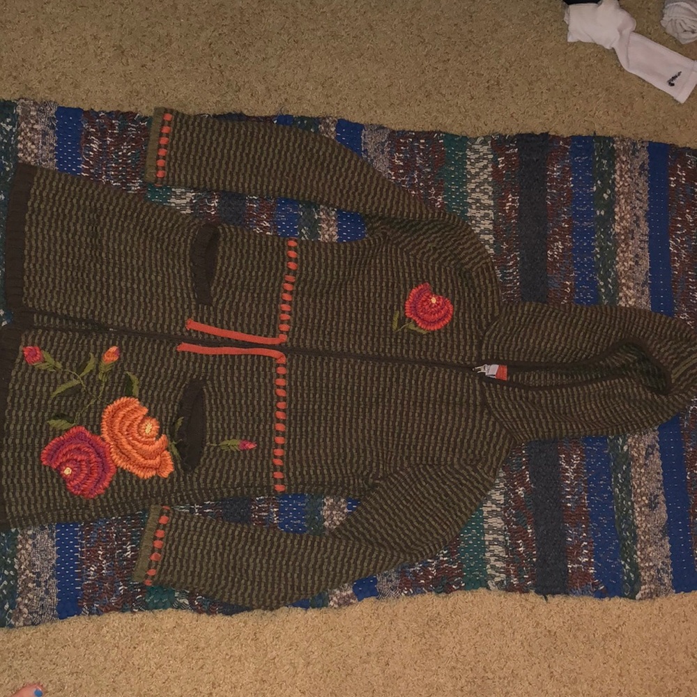 long sleeve knitted jacket